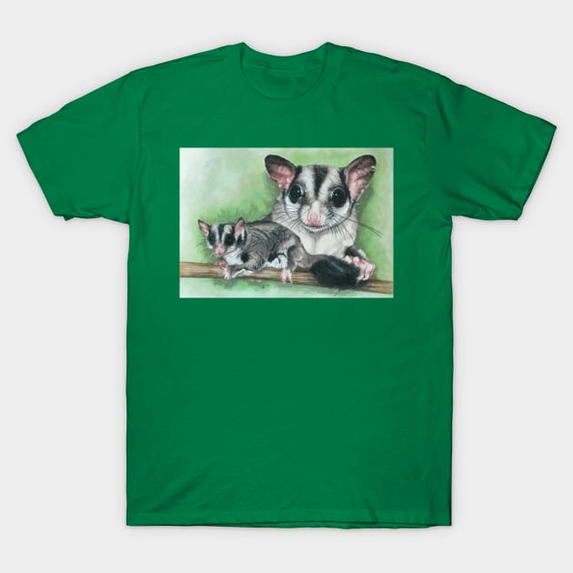 Sugar Glider T-Shirt by BarbBarcikKeith